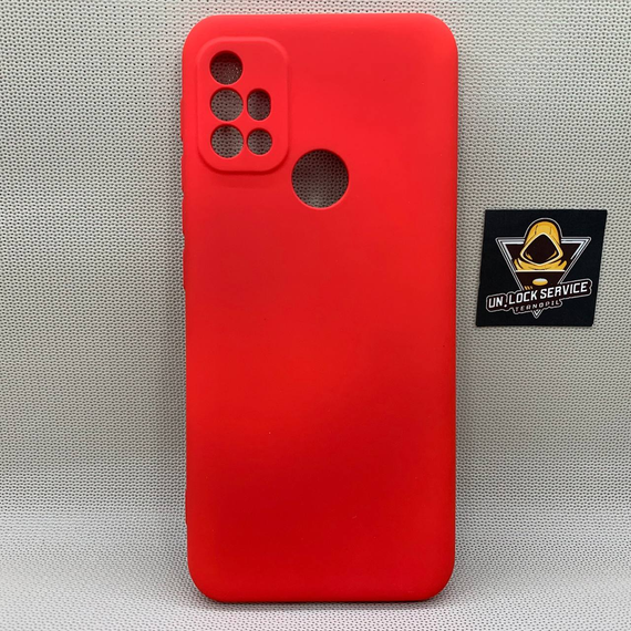 Motorola G10 / G20 / G30 SoftTouch Silicone Протиударний чохол софт тач Червоний