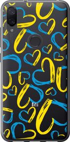 Чехол на Xiaomi Mi Play Сердца UA "5292u-1644-17620"