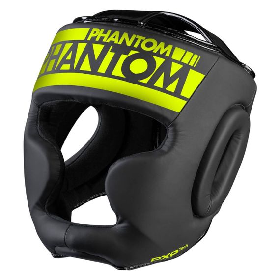 Боксерський шолом Phantom APEX Full Face Neon One Size Black/Yellow (капа в подарунок) | Зображення 1