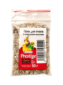 Пісок для птахів Versele-Laga Prestige Marine з морськими мушлями 50 г 57219