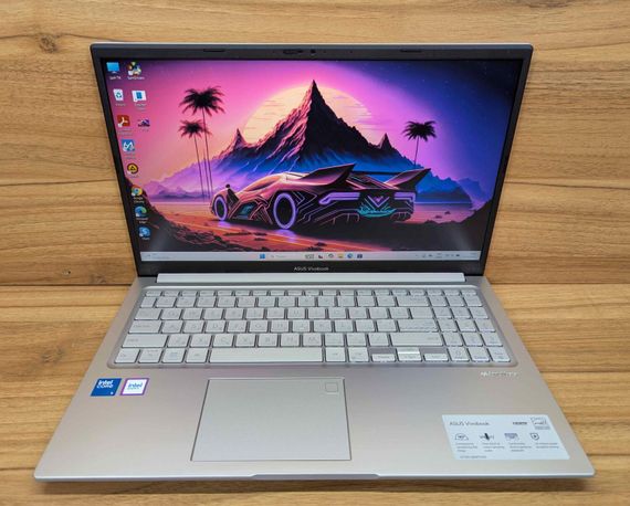 Ноутбук Asus VivoBook F1504V / 15.6" (1920x1080) IPS / Intel Core 5-120U (10 (12) ядер по 1.4 - 5.0 GHz) / 16 GB DDR4 / 500 GB SSD / Intel Graphics / WebCam / TouchID / Windows 11 б/у | Зображення 1