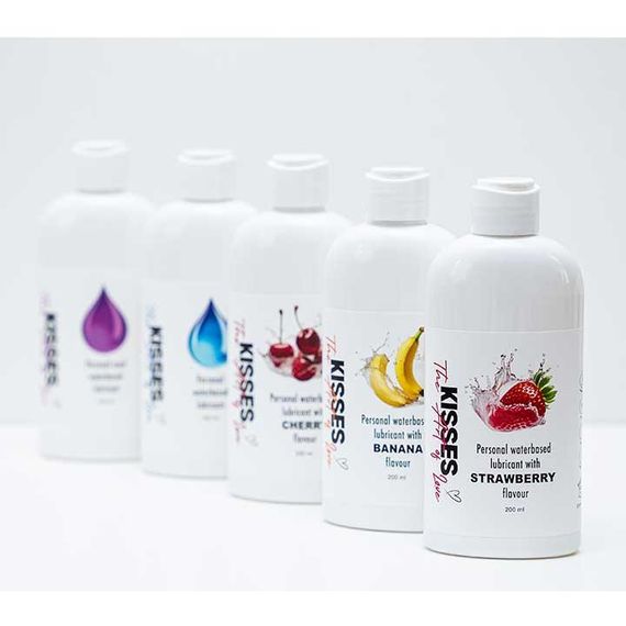 Лубрикант на водній основі Kisses 200 мл. – Інтимне мастило | Зображення 3