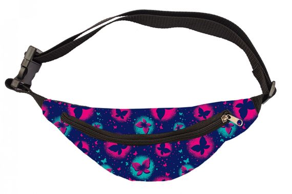 Сумка поясная бананка 4Profi Мини с принтом "(мод. 22013) оксф. 004" с одним отделением