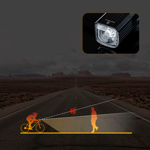 Потужний велосипедний ліхтар LEADBIKE LD88-OSRAM, 400 LM, вологозахист, АКБ Li-Ion 2000 mAh, ЗП Type-C | Зображення 4