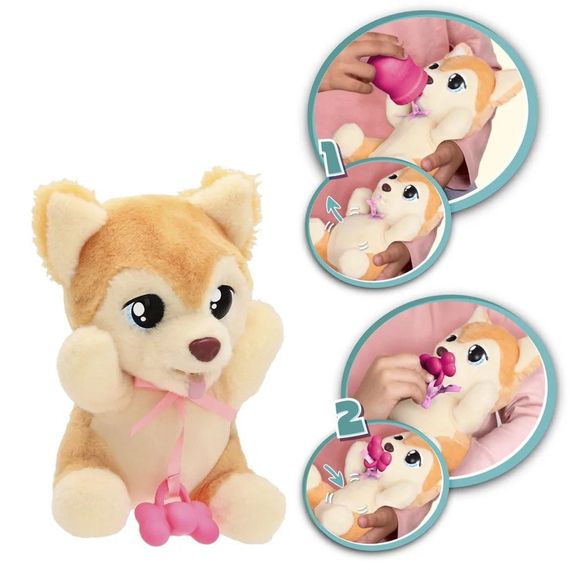 Интерактивная игрушка серии "Yummy" Померанский шпиц Baby Paws 926387IM с аксессуарами | Зображення 2