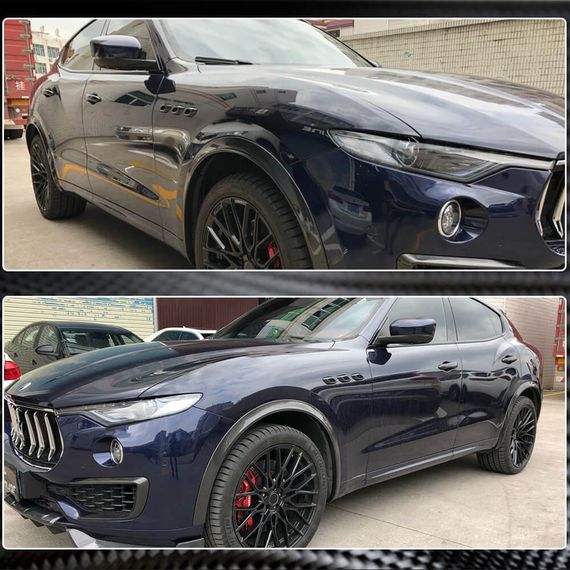 Накладки на передні крила (Карбон) для Maserati Levante 2016- рр | Зображення 3