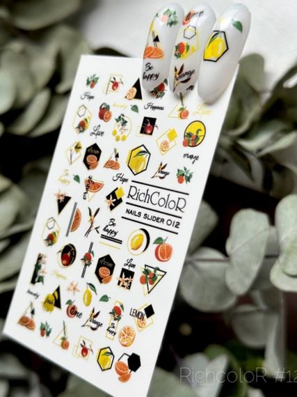 Рифлений слайдер RichColor 012 на водяній основі (6.5x9.5см) | Зображення 3