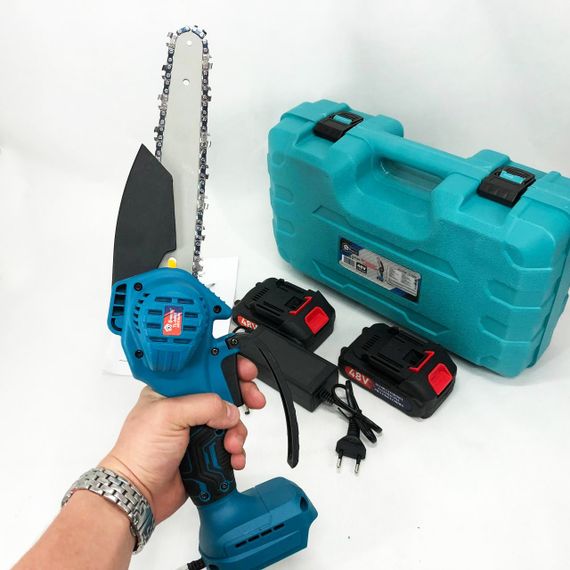 Професійна пила для деревообробки Domotec 8"(20см) 48 В, Легка ланцюгова електропила VH-31 | Зображення 1