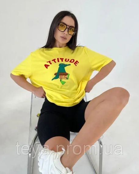 Футболка для жінок колір жовтий розмір XL FI_007517 | Зображення 3