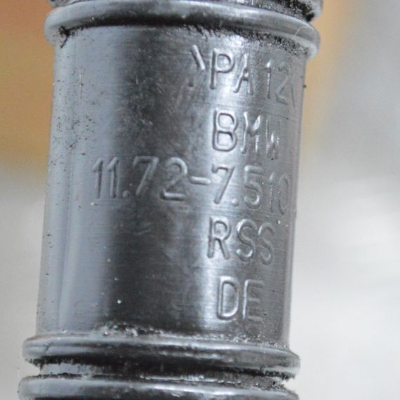 Патрубок вентиляції картерних газів BMW 3 E46 1.6/1.8/2.0 шланг трубка БМВ 11727510428 | Зображення 2