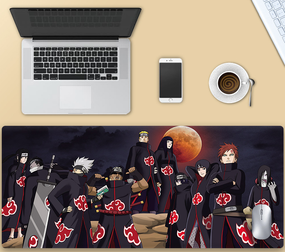 Ігрова поверхня для мишки з Аніме принтом "Наруто / Naruto" Акацукі 800*300*3 мм 0502