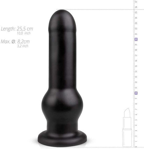 Велика анальна пробка BUTTR Tactical I Dildo, Черный | Зображення 4