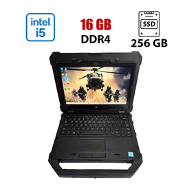 Защищенный нетбук-трансформер Dell Latitude 12 Rugged Extreme 7214 / 11.6" (1366x768) TN / Intel Core i5-6300U (2 (4) ядра по 2.4 - 3.0 GHz) / 16 GB DDR4 / 256 GB SSD / Intel HD Graphics 520 / WebCam / Win 11 Pro б/у