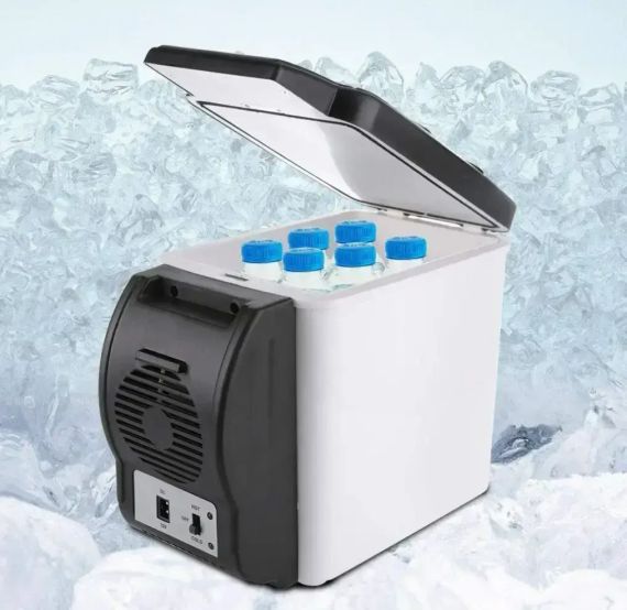 Автомобильный мини-холодильник Cooling and Warming Refrigerator 6L, Холодильник для машины | Зображення 7