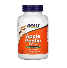 Яблучний оцет NOW Foods Apple Pectin 700 mg 120 Veg Caps