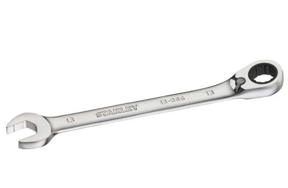 Ключ гайковий комбінований Stanley розмір 13 мм з храповим механізмом (FMMT13086-0)