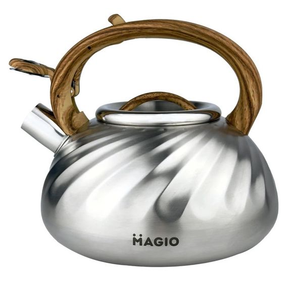 Чайник на плиту Magio MG-1194 / Чайник со свистком для электроплиты / Чайник с TX-877 индукционным дном | Зображення 1