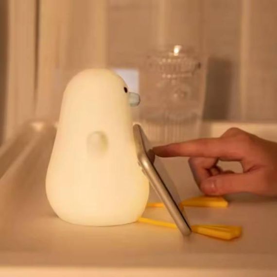 Нічник акумуляторний качечка 21,0 х10, 3х6, 2см Білий