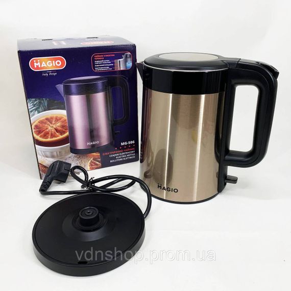 Чайник для бытового использования, Электрический чайник с индикацией включения дисковый OV-44 | Зображення 6