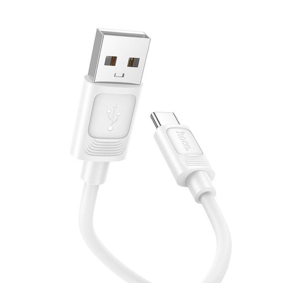 Дата кабель Hoco X122 Benefit USB to Type-C 3A (1m) White | Зображення 1