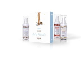 Распродажа!!! Набор разогревающих массажных масел EXSENS Lets Travel (3х30 мл) (срок 07.2026)