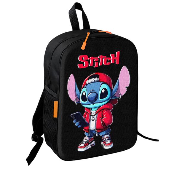 Рюкзак шкільний дитячий з принтом Стіч 36х27 см підлітковий для хлопчика, дівчинки (4064)