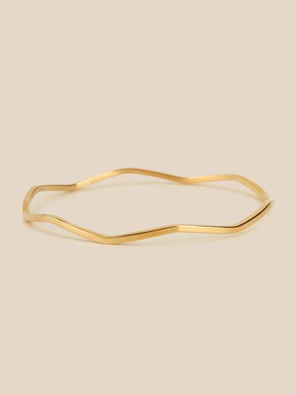 Браслет Sculptural metal жіночий LAWA WTJ02650 Золотий shop (2000999550348) | Зображення 1