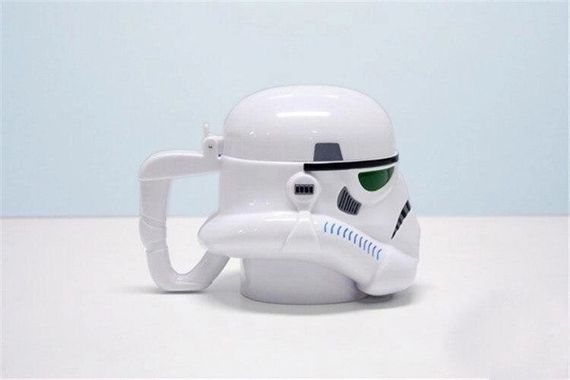 Чашка Кухоль Келих Пластиковий Star Wars 3D Plastic Штурмовик (Біла) | Зображення 3