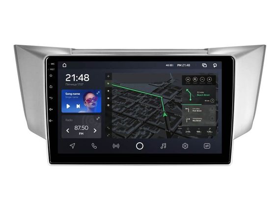 Штатна магнітола AMS T910 6+128 Gb Lexus RX300 RX330 RX350 RX400H Toyota harrier 2003-2009