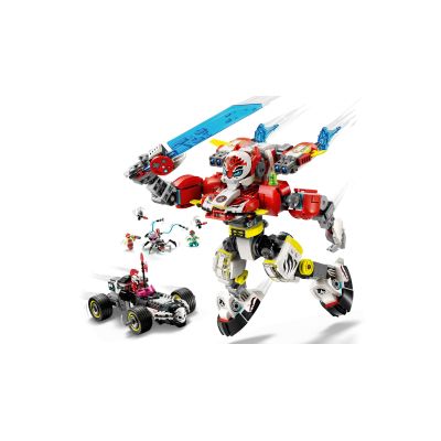 Конструктор LEGO DREAMZzz Робот-тигр Купера та Хот-род авто Зеро (71497) | Зображення 6
