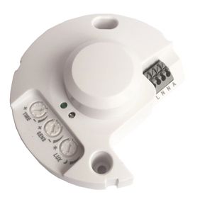 Датчик движения ДР-МХ 14A белый 1200Вт 360гр 10м IP20 микроволновой Ny95505264