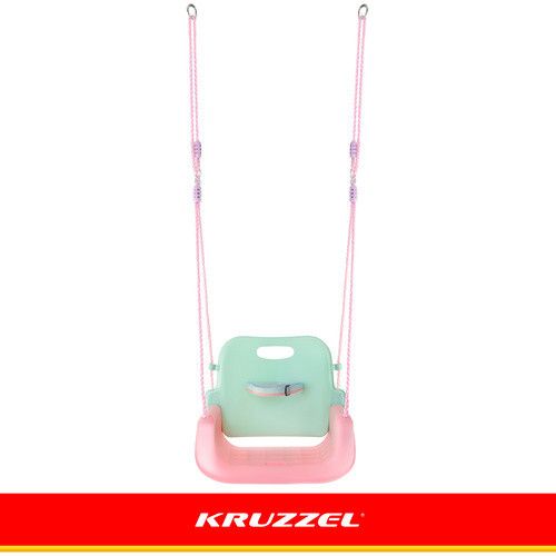Детская качеля-трансформер 3-в-1 пастельных цветов Kruzzel 27356 | Зображення 6