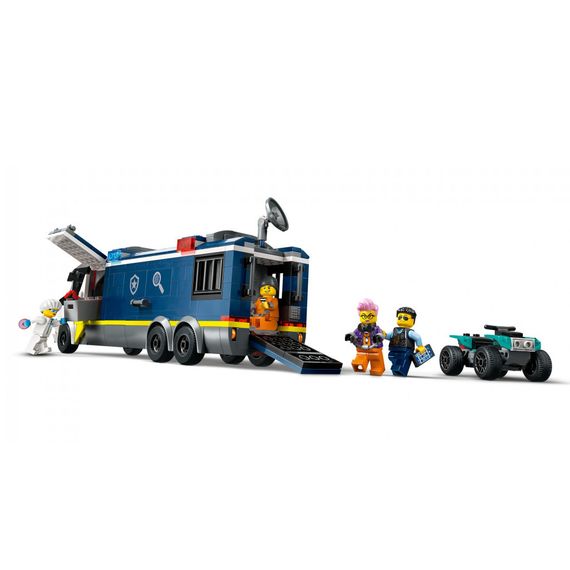 Конструктор LEGO City Пересувна поліцейська криміналістична лабораторія 674 деталей (60418) | Зображення 3