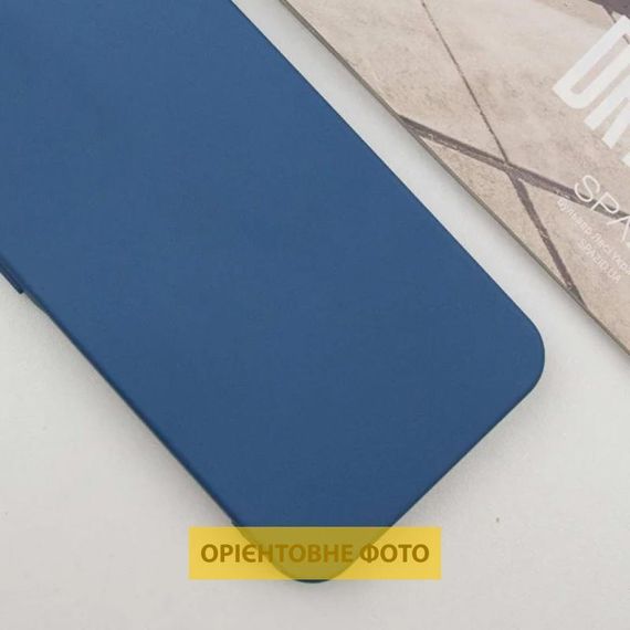Чохол Silicone Cover Lakshmi Full Camera (AA) with MagFit для Motorola Edge 60 / 60 Fusion Чорний / Black Синій / Navy Blue | Зображення 1