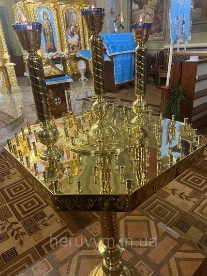 Підсвічник на 76 свічок з трьома лампадками | Зображення 2