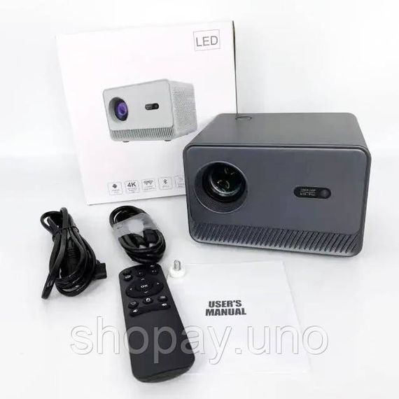 Портативный проектор M10 4K Android 12 WI-FI 2.4G+5G Bluetooth 5.0 BG-77