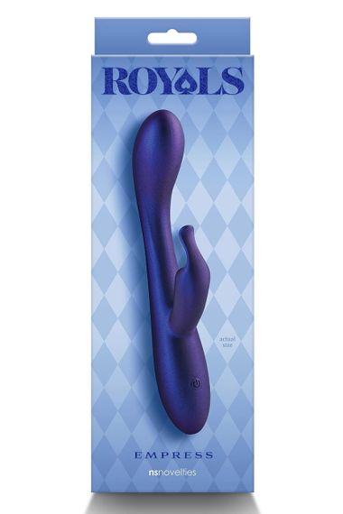Вибратор-кролик NS Novelties Royals Divine, фиолетовый Sex Aura | Зображення 5