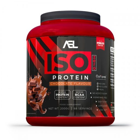 Протеин AllSports Labs Iso Zero Protein 2 kg raspberry (90 % isolate, zero lactose, zero sugars, aspartame free)