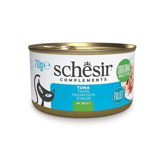 Вологий корм для котів з тунцем Schesir Tuna, 70 гр