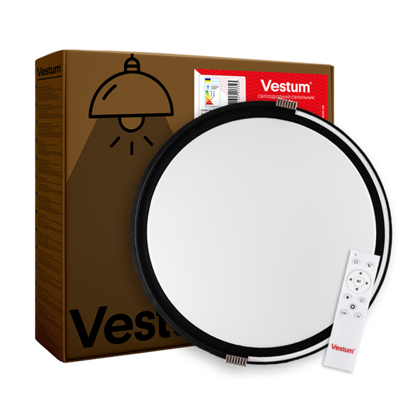 COLISEUM матовий 60W 395*60мм 3000К-6500К з ДК білий з чорним | Зображення 6