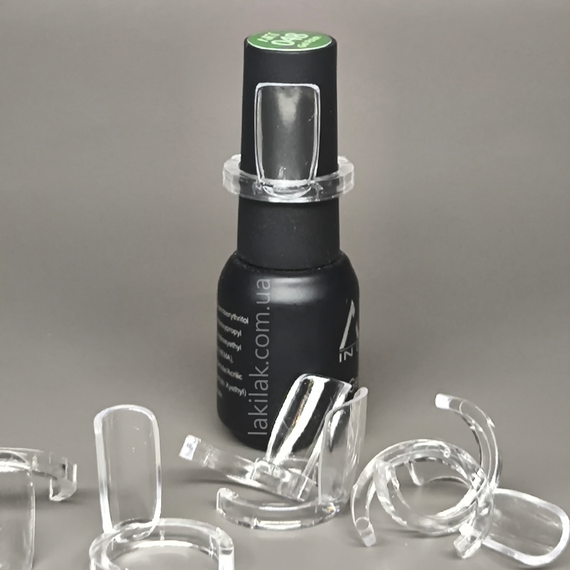 Типсы-маркет квадрат прозрачная на баночке (10шт)