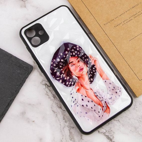 TPU+PC чохол Prisma Ladies для Samsung Galaxy A04 TPU+PC, Girl in a hat | Зображення 2