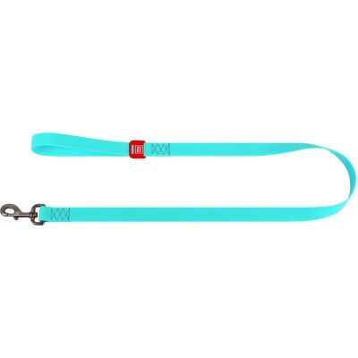 Поводок для собак WAUDOG Waterproof светящийся в темноте L-XXL Ш 25 мм Д 305 см бирюзовый (2733) | Зображення 1