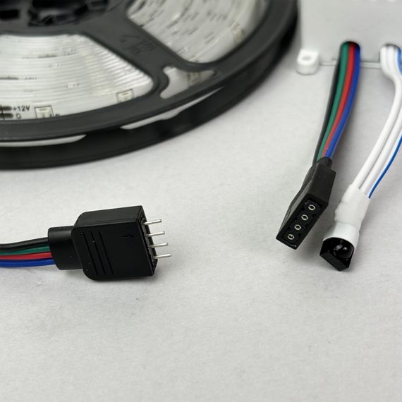 Світлодіодна стрічка LED 3528 RGB с пультом 5м | Зображення 2
