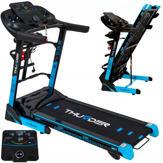 Бігова доріжка THUNDER React-DS Black | Зображення 3