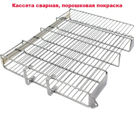 Нержавеющая медогонка с поворотом кассет 2-х рамоч, кассета сварная, окрашена порошковой краской. С подставкой | Зображення 6