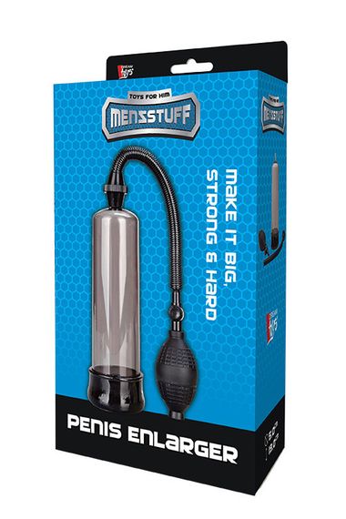 Вакуумна помпа для пеніса, чоловіча пеніс-помпа MENZSTUFF Penis Enlarger Smoke — сіра, для стимуляції | Зображення 2