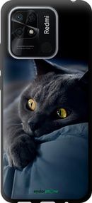 Чохол на Xiaomi Redmi 10C Димчастий кіт "825b-2591-2448"