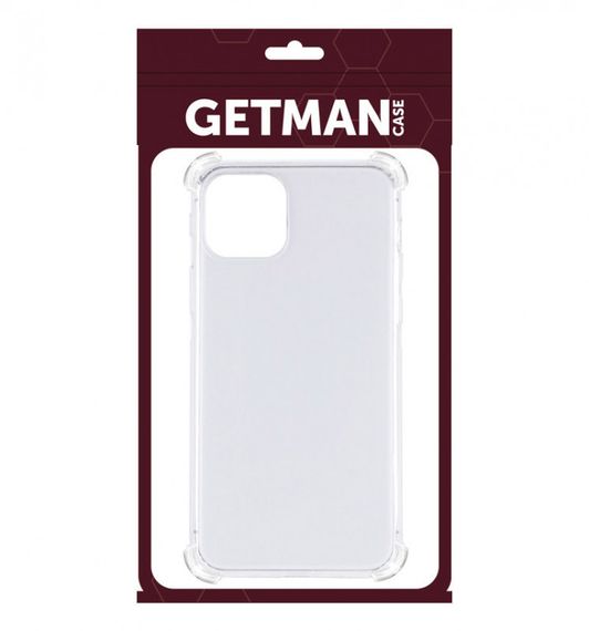 TPU чохол GETMAN Ease logo посилені кути для Apple iPhone 12 Pro Max (6.7") Безбарвний (прозорий) | Зображення 3
