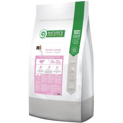 Сухой корм для собак Nature's Protection Junior Lamb All breeds 18 кг (NPB46034)